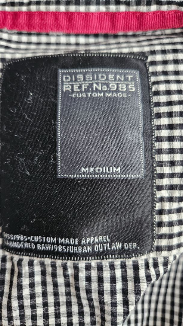 Checkered shirt, M, Dissident