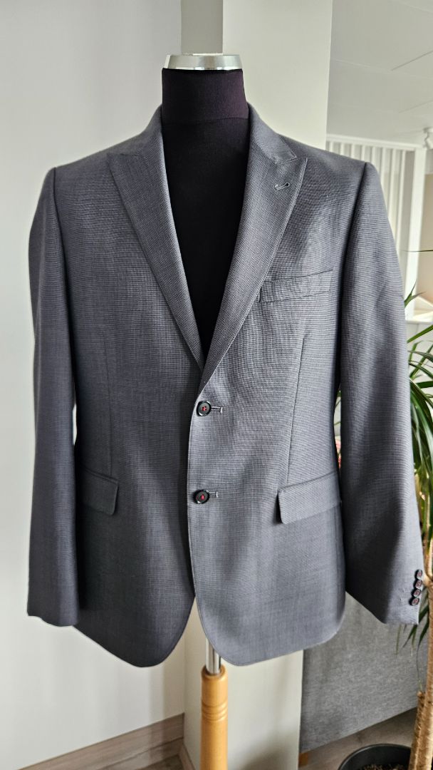 Gray blazer Slim fit, 52, Dressman