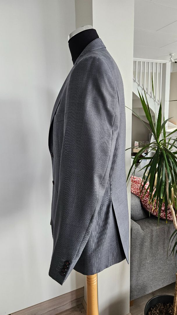 Gray blazer Slim fit, 52, Dressman