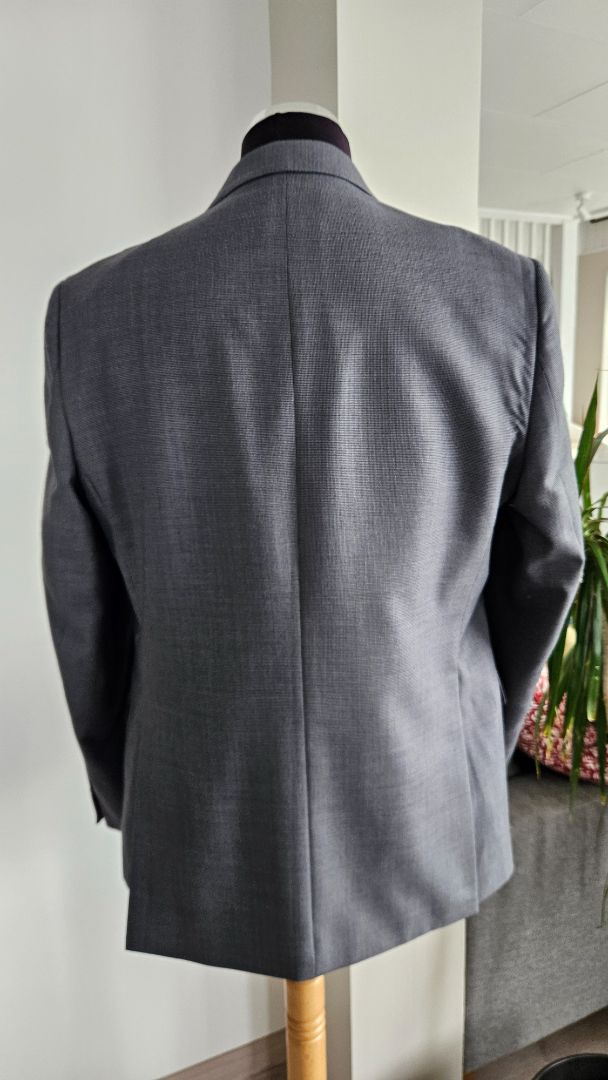 Gray blazer Slim fit, 52, Dressman