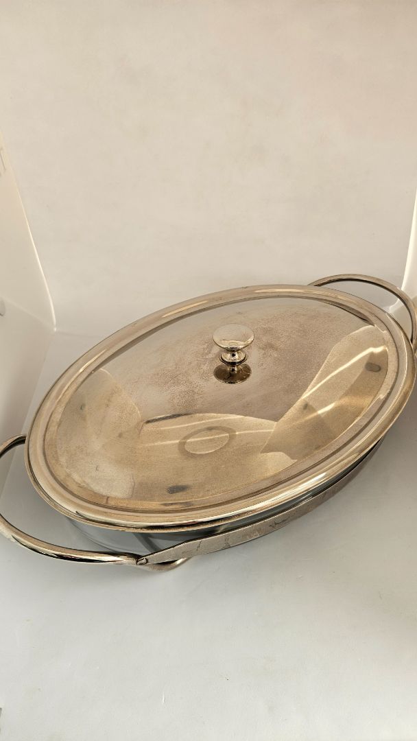 Refractory mold with lid (vintage), Marinex