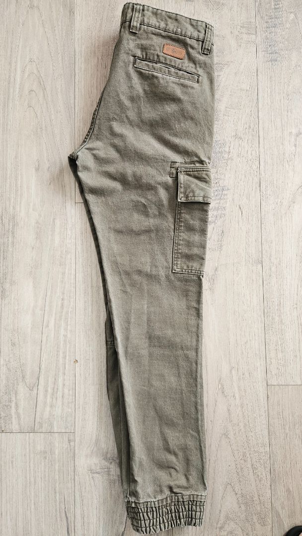 Cotton & Silk khaki trousers, EUR 44, Cotton&silk