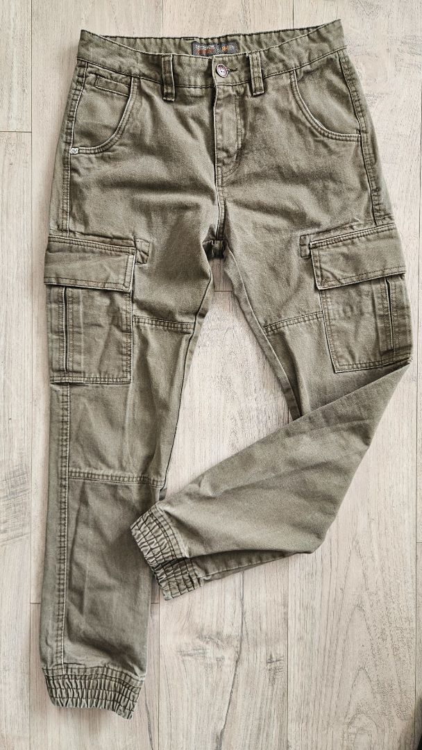 Cotton & Silk khaki trousers, EUR 44, Cotton&silk