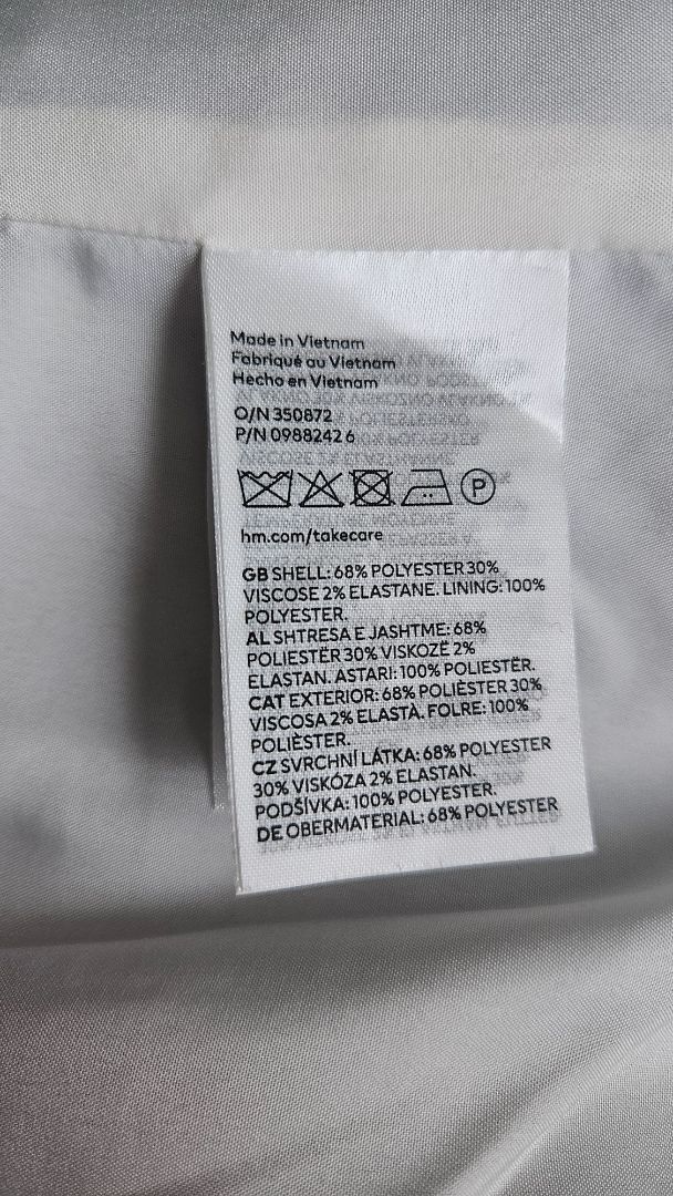 Dragtar blazer, EUR 44, H&M