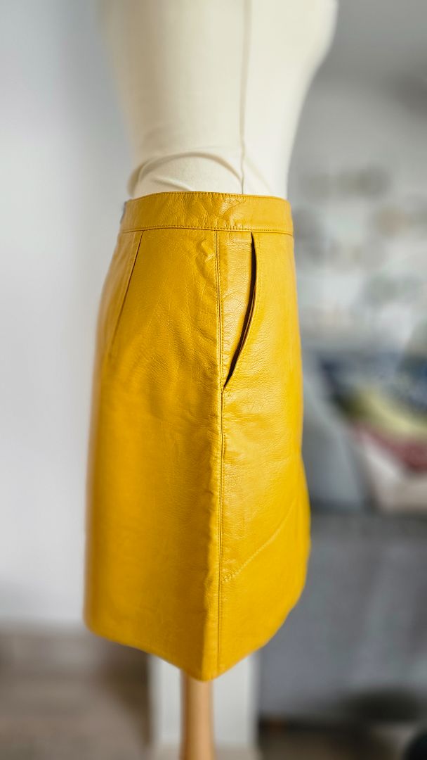 Faux leather skirt, S, Zara