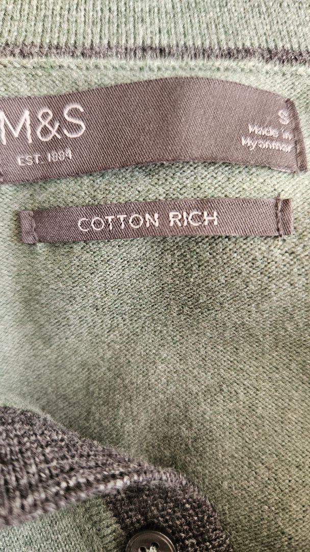 Polo sweater (Cotton Rich), S, M&S