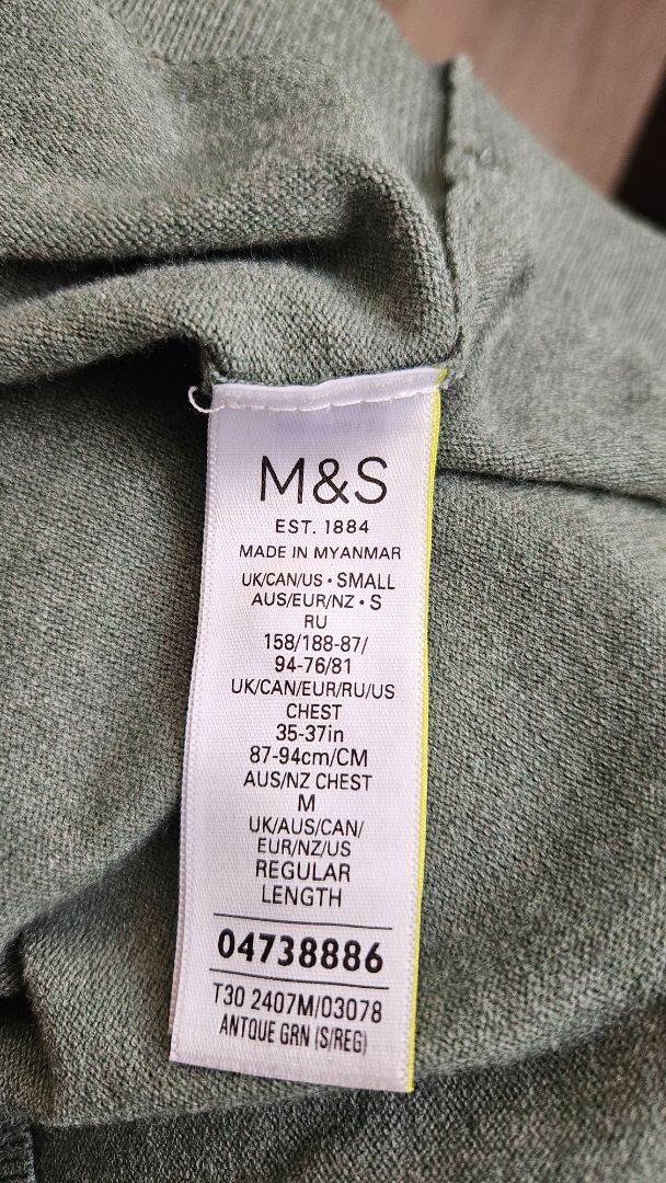 Polo sweater (Cotton Rich), S, M&S