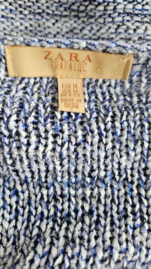 Blue sweater, M, Zara