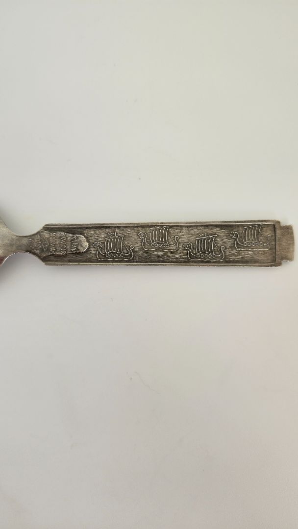 Spoon 15.5 cm (vintage), Konge tin Norwegian pewter