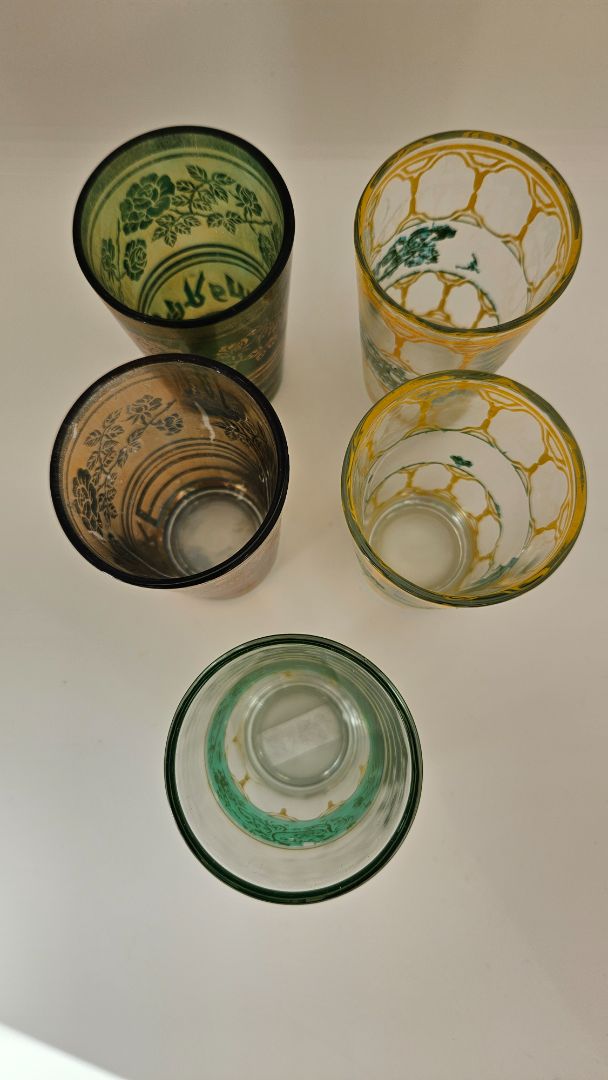 Turkish coffee glasses (5 pcs)