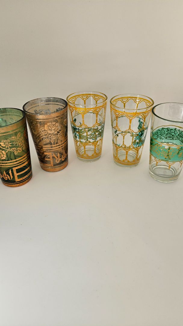 Turkish coffee glasses (5 pcs)