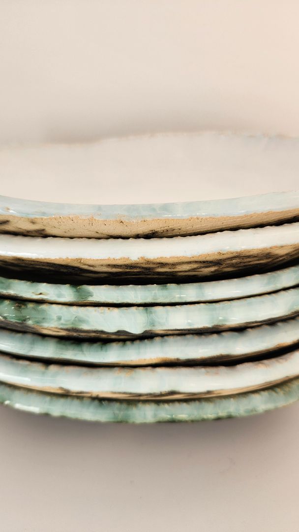 Handmade clay plates/bowls