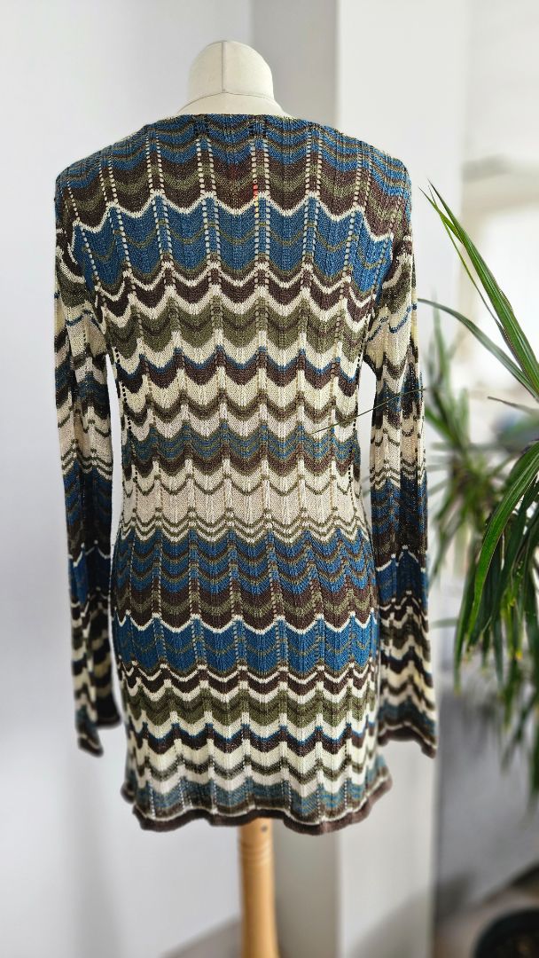 V-neck sweater dress, M, Zara
