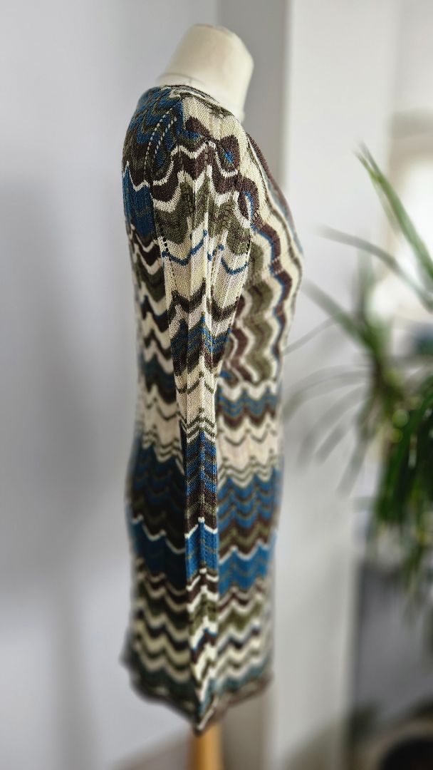 V-neck sweater dress, M, Zara