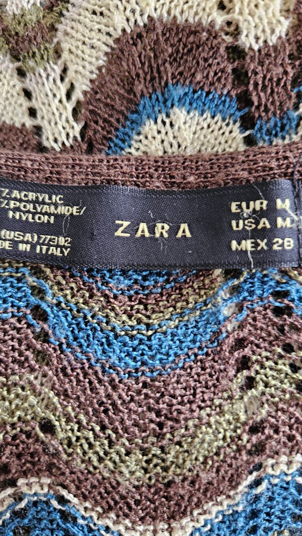 V-neck sweater dress, M, Zara