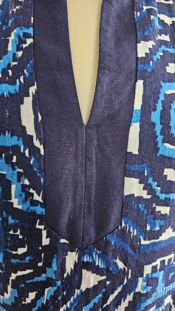 Blue linen dress, EUR 40, Jessica Howard