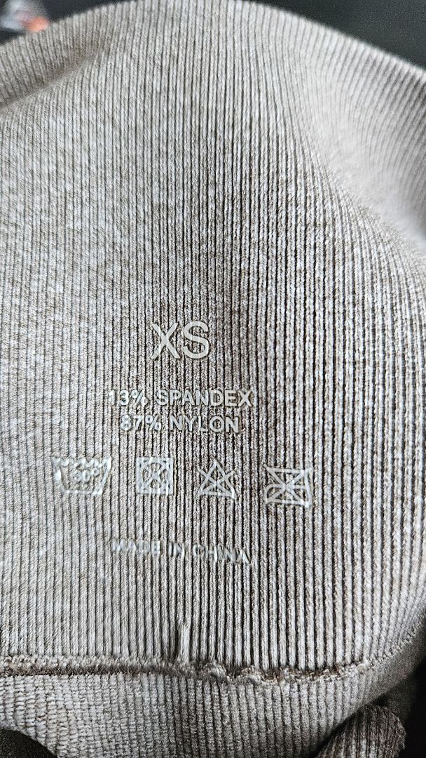 Gráar samlausar leggings, XS, NVGTN