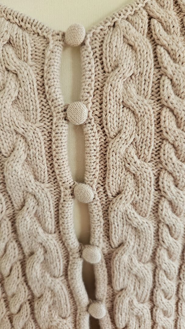 Knitted vest, L, Zara