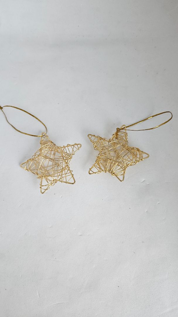 Jólaskraut - ál stjörnur