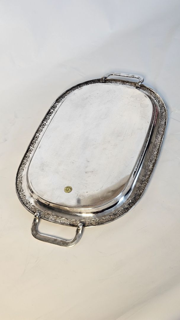 Vintage tray - silver plated