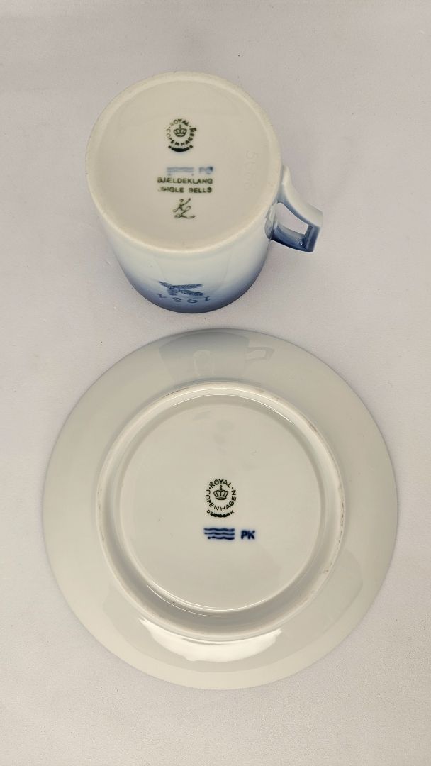 Cup & saucer 1984 (collector's item), Royal Copenhagen