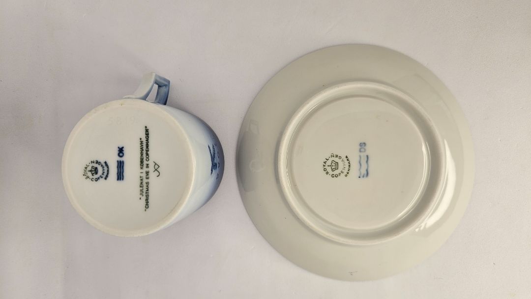Cup & Saucer 1988 (collector's item), Royal Copenhagen