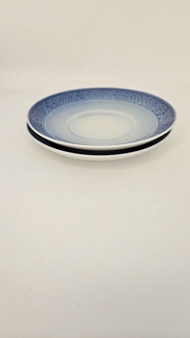 Christmas set single saucers, Royal Copenhagen