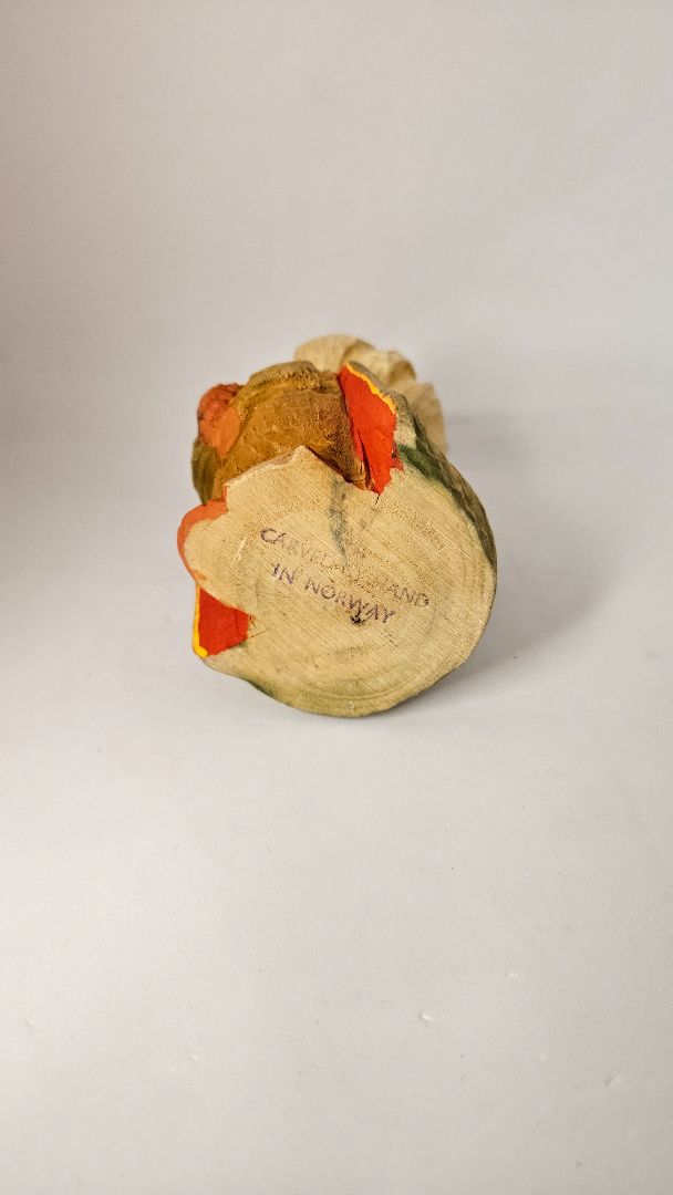 Handtálgað norskt tröll (Vintage ca. 1960s), Henning carvings