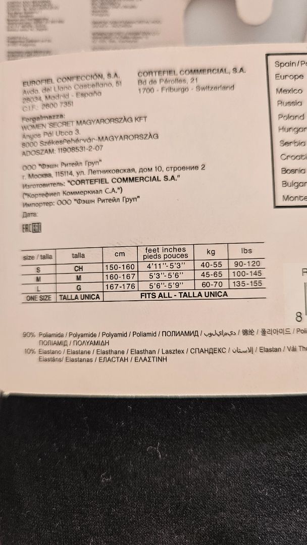 Sokkabuxur 90 den, L