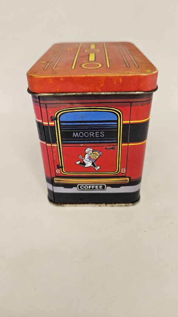Vintage aluminum can The Moores Coffee (1991), The Silver Crane Company