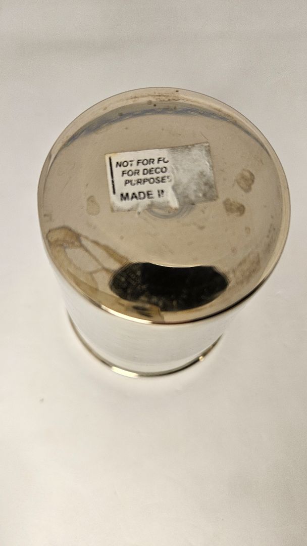 Steel cocktail shaker