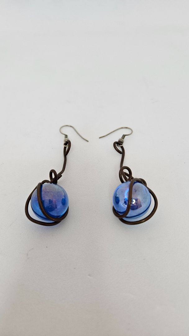 Earrings, Copper