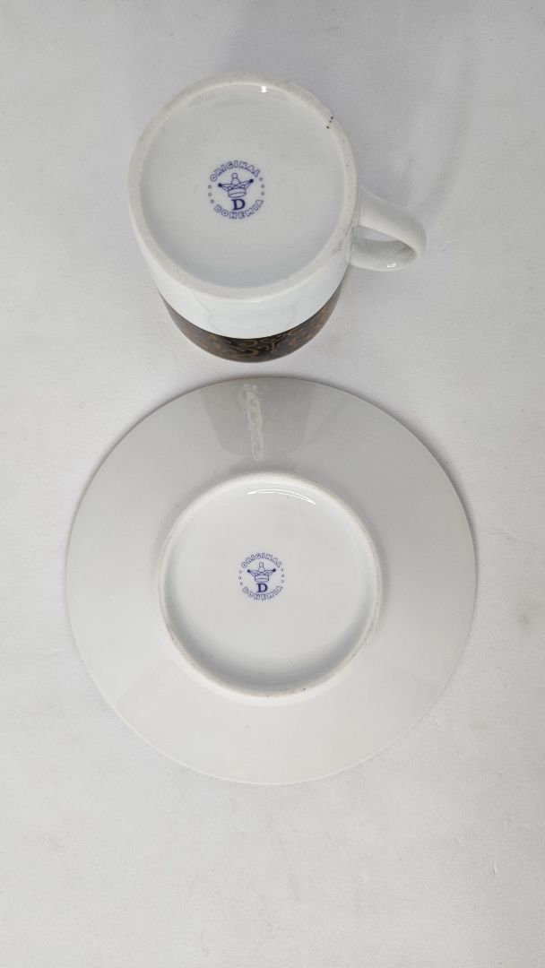 Espresso cup with saucer, Original Bohemia