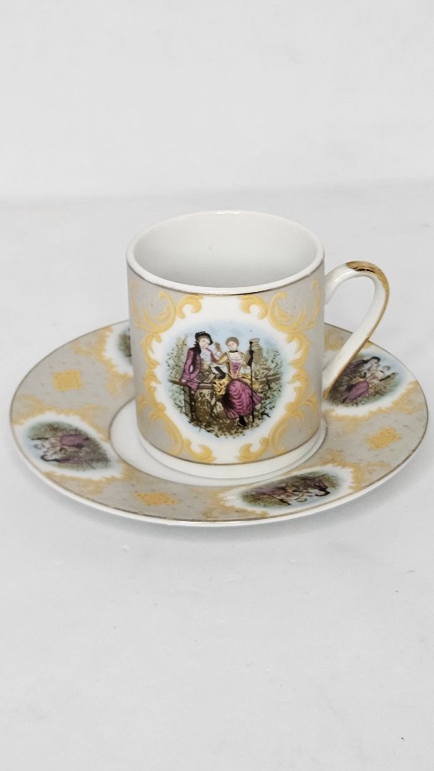 Espresso cup with saucer