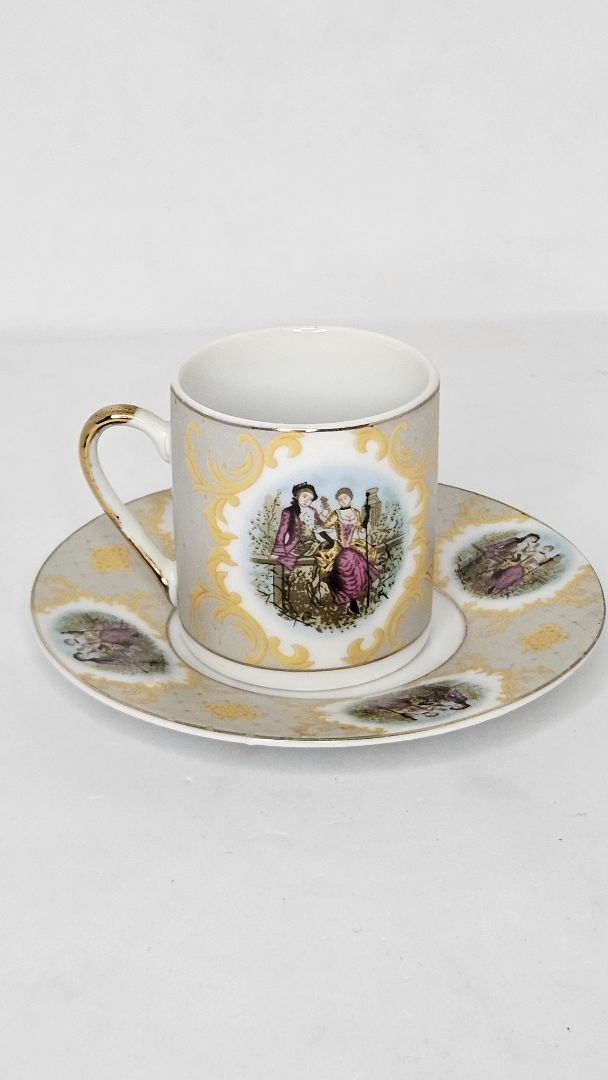 Espresso cup with saucer