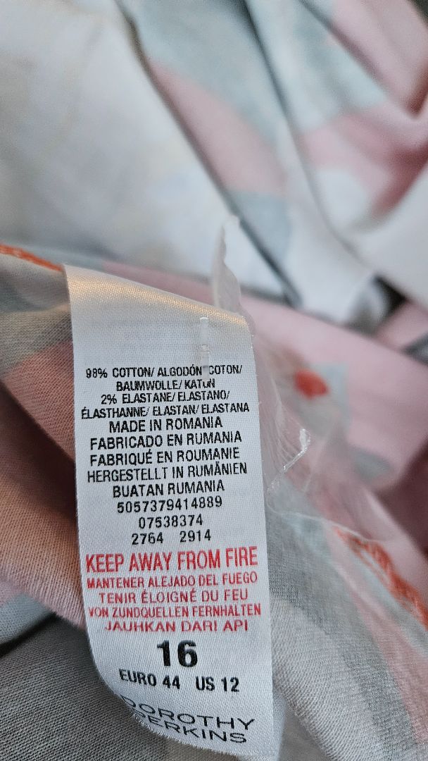 Stuttur kjóll, S/M, Dorothy Perkins