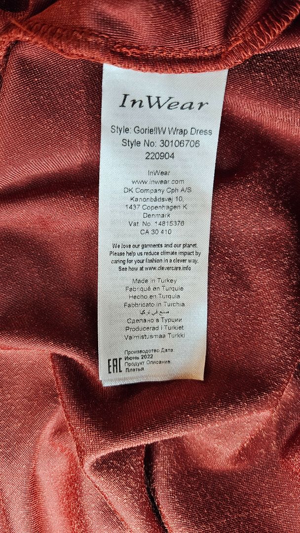 Dress, wrapped, XXL, In Wear