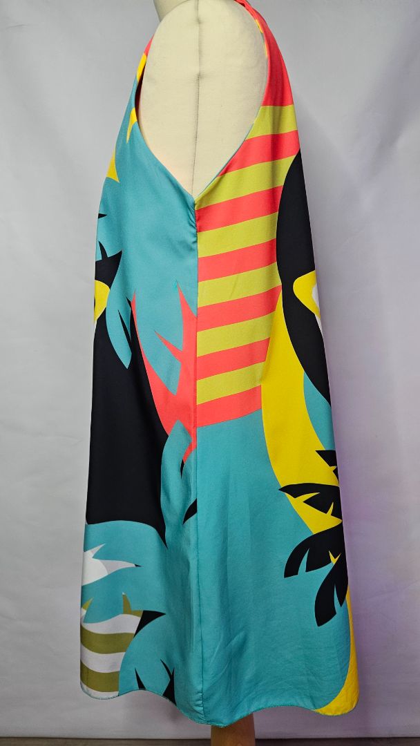 Dress Pop-Art pattern 22001, M, New Collection
