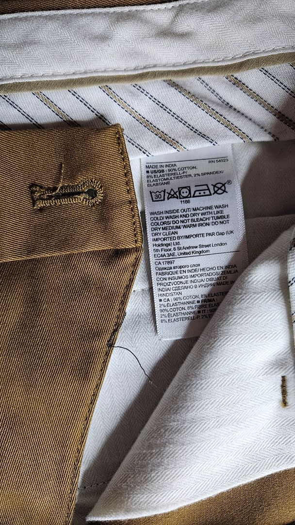 Pants "Fulton Chino", 32/34, Banana Republic
