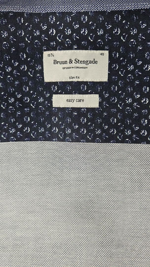 Long-sleeved shirt Slim fit, EUR 40, Bruun & Stengade