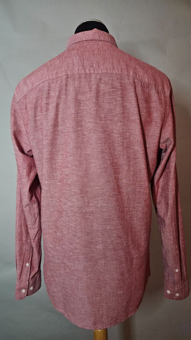Long-sleeved linen shirt "Slim fit", L, Selected