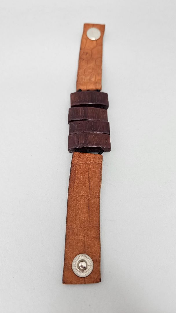 Vintage (ca. 1990) leather bracelet