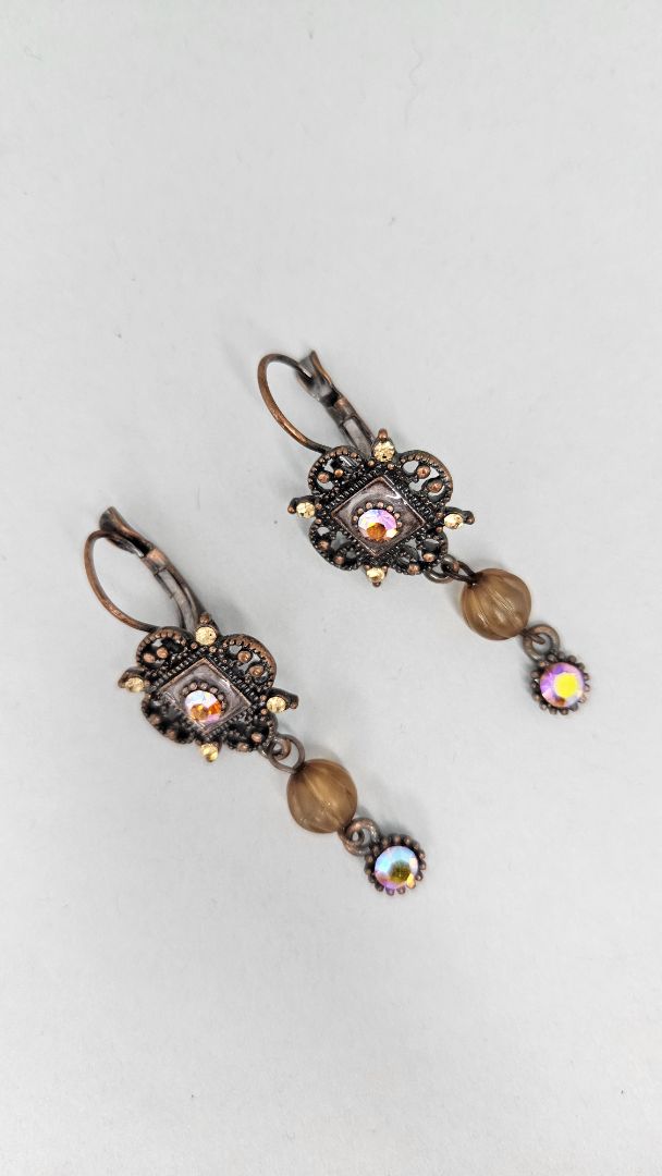 Síðir vintage eyrnalokkar