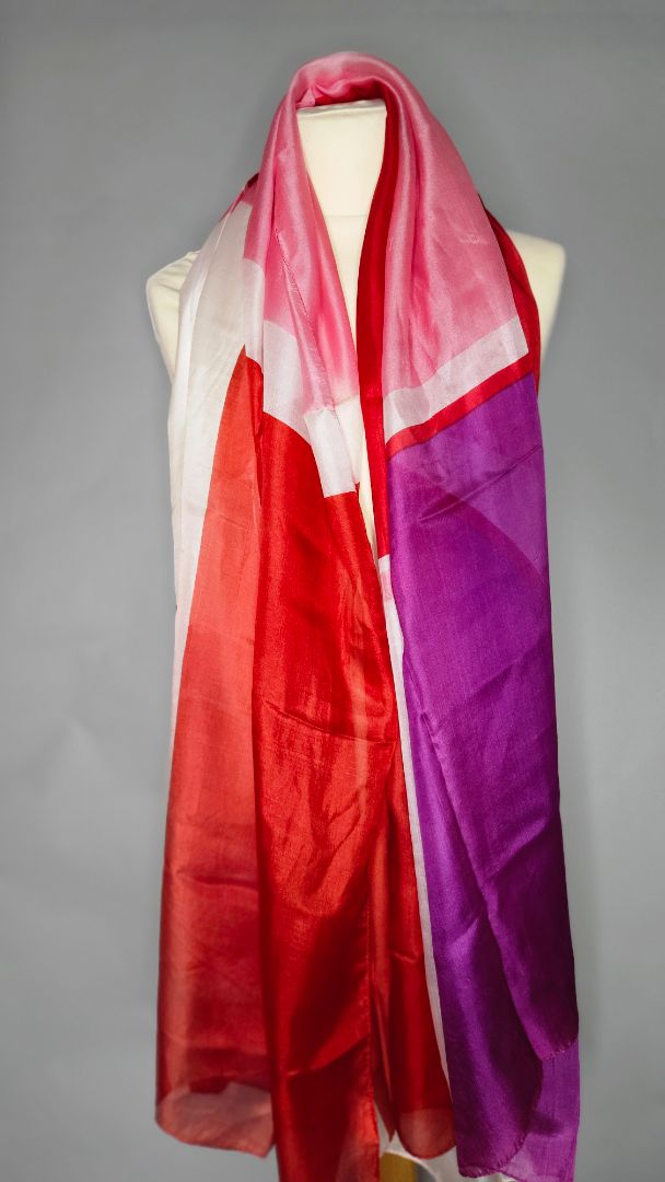 100% silk scarf