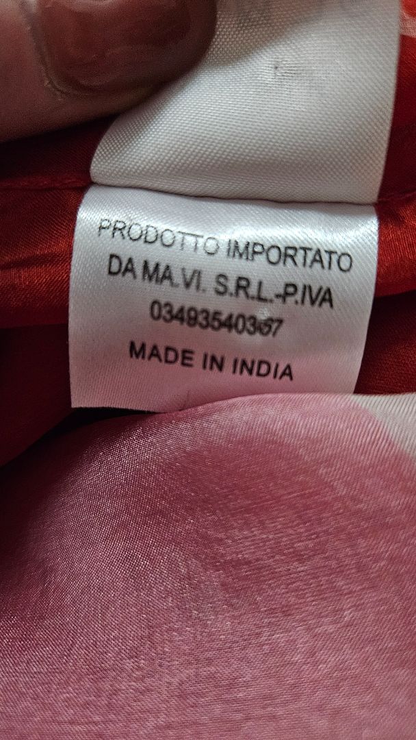 100% silk scarf