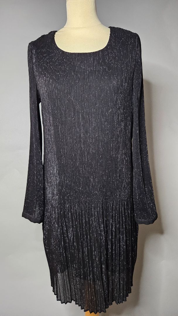Gatsby style long sleeve dress, M, Escandelle