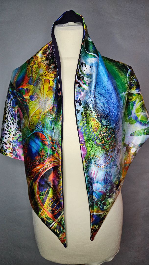Triangular scarf, Agnes Geirs design