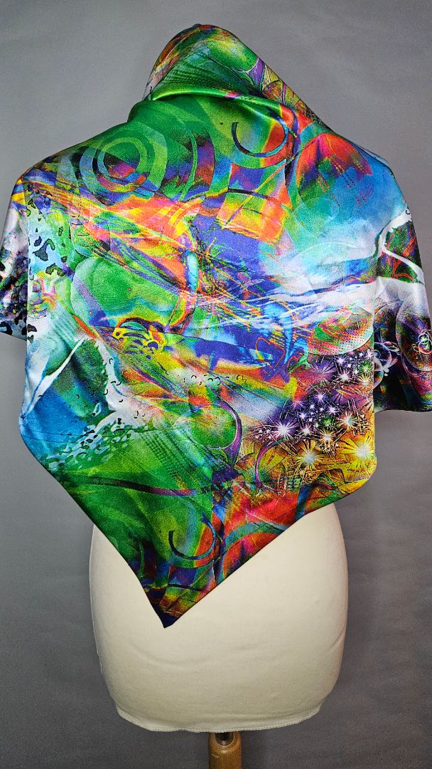 Triangular scarf, Agnes Geirs design