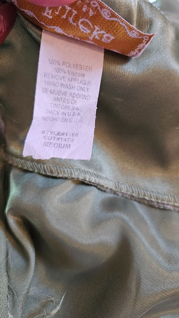 Síður kjóll #1186 (vintage 1980s), M, Chau Chau