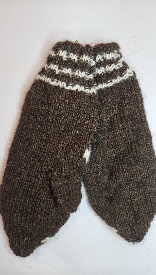 Wool mittens, L, Icelandic wool